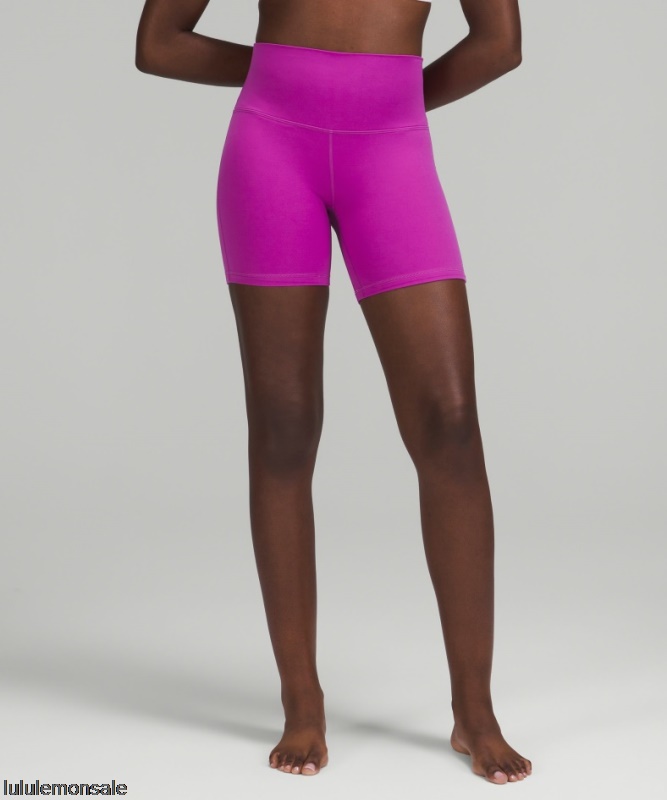 Lululemon Damen DELULU116 | Lebendige Pflaume Ausrichten Hochhaus Kurz 6
